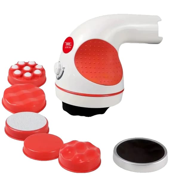 12V Elektrisk Massager, Bærbart Design, 3 Intensitetsniveauer,HVID