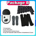 Miniatyrbillede 2 af 2: Luftkompressions benmassageapparat, justerbart tryk, alsidig kropsbrug,Pakke B, 220V