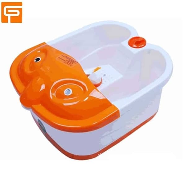 Fotspa med värme- bubbel- vibration & rullmassage
