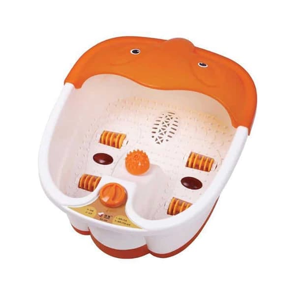 Fotspa med värme- bubbel- vibration &amp; rullmassage