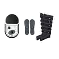 Miniatyrbillede 1 af 2: Hjemme Kompressionsmassager, Justerbare Benmanchetter, Akupunktur Indlægssåler, 80W Effekt,Pakke A, 220V