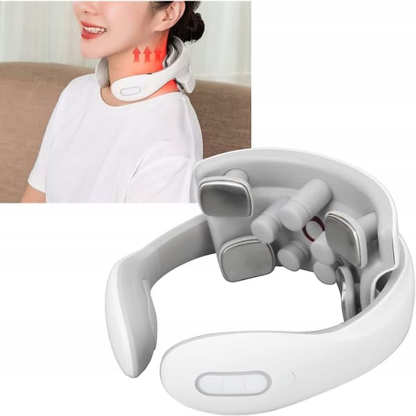 Massageapparat Elektrostimulator Nacke Magmuskler Ems Tens 5 Lägen USB