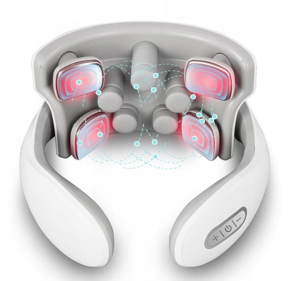 Massageapparat Elektrostimulator Nacke Magmuskler Ems Tens 5 Lägen USB