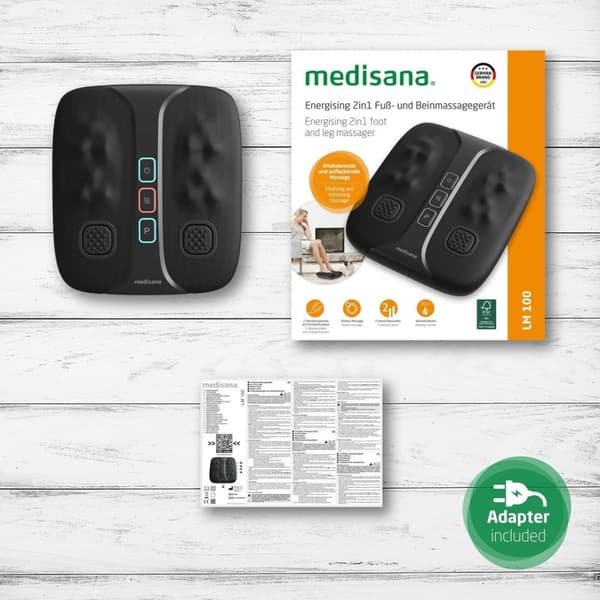Medisana LM 100 massageapparat Fod, Ben Sort