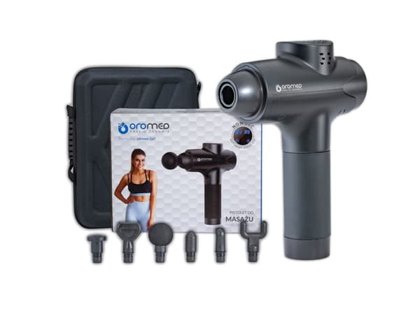 Pistol massager OROMED ORO-GUN PRO sort