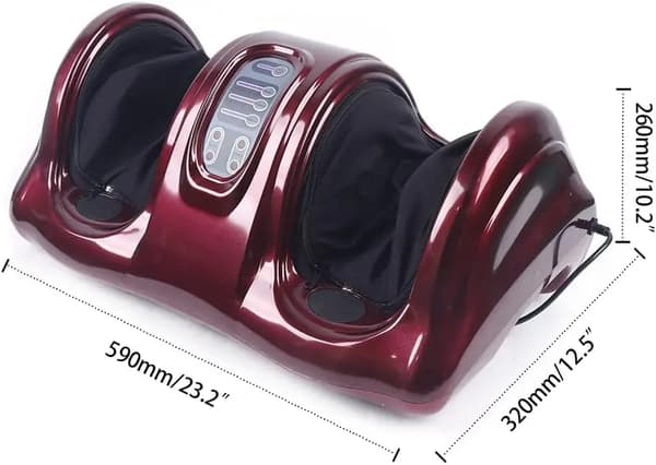 Fodmassageapparat, varmefunktion, 3 massageindstillinger,vinkar