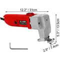 Miniatyrbild 9 av 9: 500W 2000RPM 2,5 mm elektrisk plåtsax, utmärkt skärförmåga, ergonomiskt handtag, utbytbar kolborstedesign, lätt att använda, bred applikation