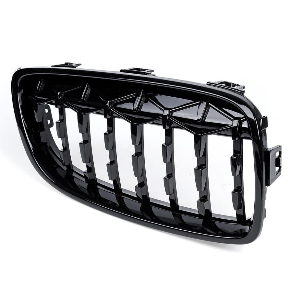Front Fr�mre Kidney njure Grill Grille Diamond Mesh For BMW 4 Series F32 F33 F36 F82 13-17