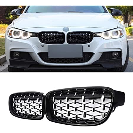 Front Fr�mre Kidney njure Grille Grill Diamond Meteor For BMW 3 Series E90 E92 E93 06-10