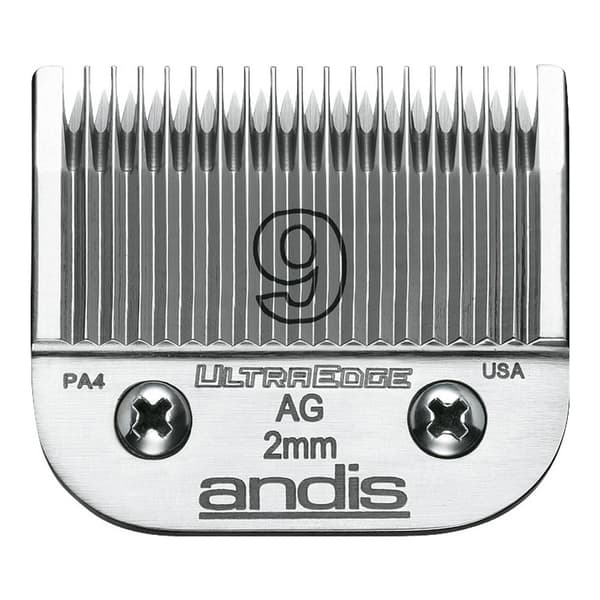 Partakoneenterät Andis 9 Teräs Hiiliteräs (2 mm)