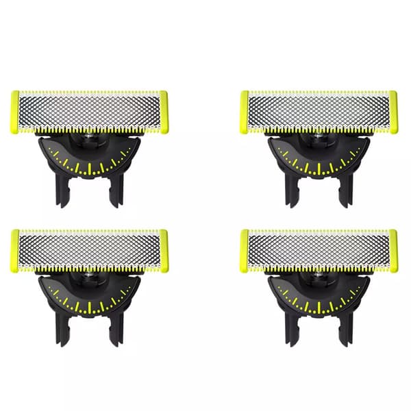 Philips | Replaceable Blade (4 pcs) | OneBlade QP440/50 | Black/Green