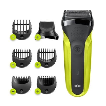 Braun | Shaver | 300BT Shave&Style | Operating time (max) 30 min | Black/Green