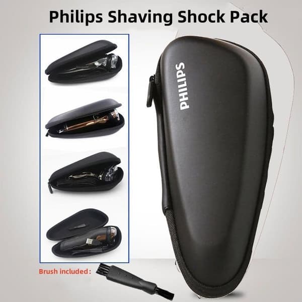 Kompakt og beskyttende Philips-barbertaske – perfekt til rejser