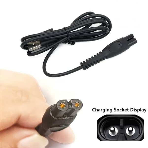 USB-kabel - PHILIPS - S1113/1115 - 5V - Barbermaskine - Sort