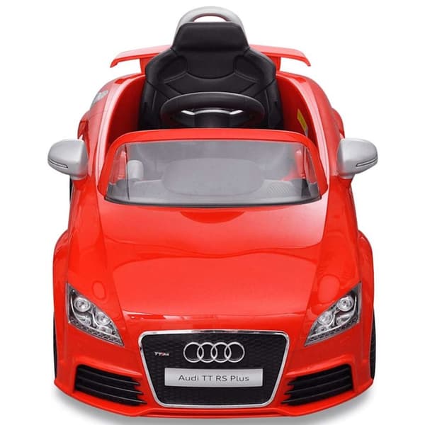 vidaXL Audi TT RS Sit Bil for børn med hvid fjernbetjening Rød