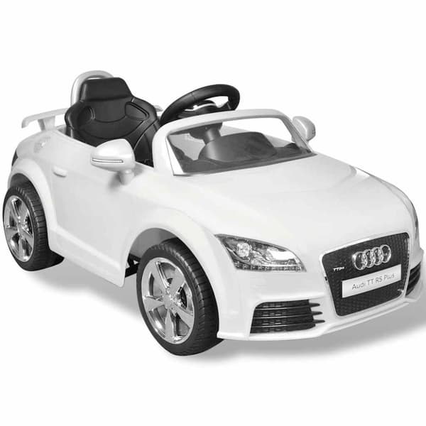 vidaXL Audi TT RS bil til børn fjernbetjening hvid