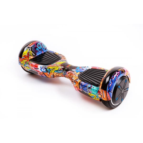 Pakke Hoverboard Go-Kart, Smart Balance Regular HipHop Orange, 6.5 tommer, Dual Motors 36V, 700Wat, Bluetooth-hojttalere,  LED-lys, Premium Hoverkart