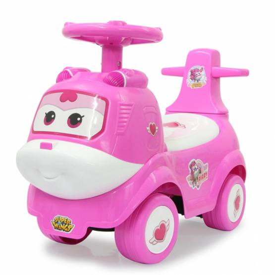 Jamara - ElBil - Push-Car Superwings Junior Rosa/Vit