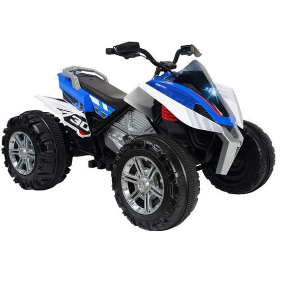 Injusa - Elmotorcykel Quad Rage12V 118 Cm Blå/Vit