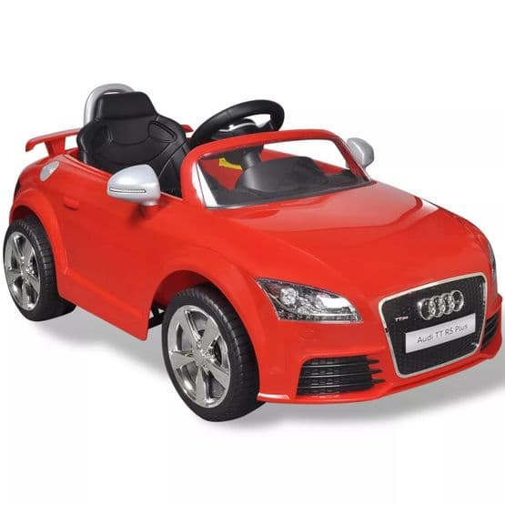 Elbil För Barn Audi Tt Rs Med Fjärrstyrning Röd