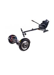 Package Smart Balance™ Hoverboard 10 inch, OffRoad Thunderstorm 7 + Hoverseat, Battery 4 Ah, Bluetooth, Bag, Leds