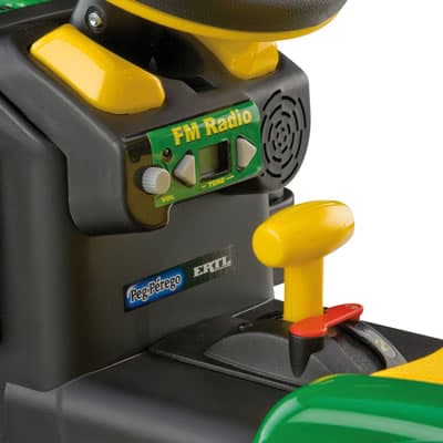 John Deere Ground Force EL Traktor med trailer 12V