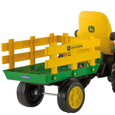 John Deere Ground Force EL Traktor med trailer 12V