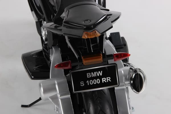 BMW S 1000 RR Motorcykel till Barn 12V med gummihjul, Sort