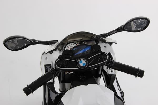 BMW S 1000 RR Motorcykel till Barn 12V med gummihjul, Sort