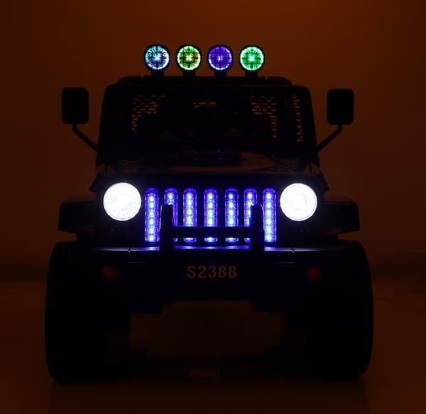 Sport SUV 4x4 elbil 12v m/4x45W + Gummihjul + fjärrk.