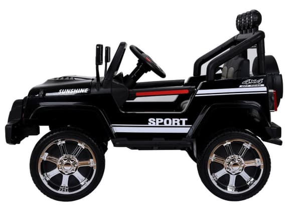 Sport SUV 4x4 elbil 12v m/4x45W + Gummihjul + fjärrk.