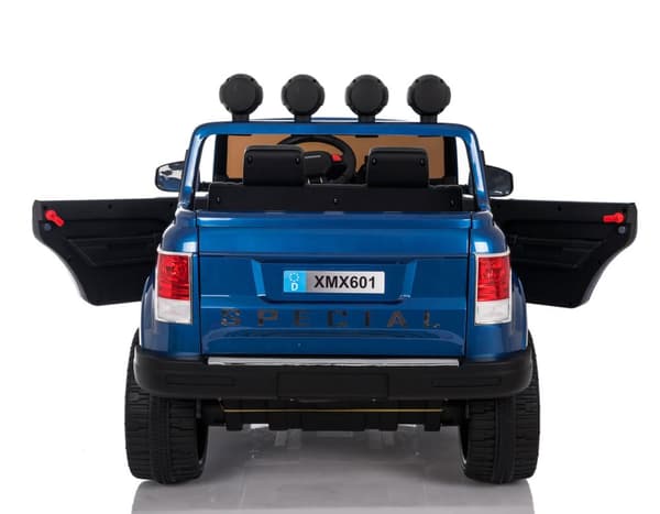 Adventure4X 12v 4x4 blå med/4x45W + gummihjul + fjärrkontroll