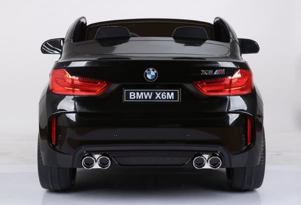 BMW X6 M 12v XXL Svart med Gummihjul + 2.4G + 10AH