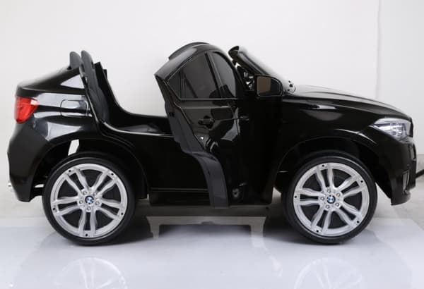 BMW X6 M 12v XXL Svart med Gummihjul + 2.4G + 10AH