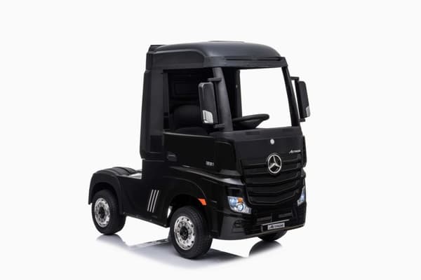 Mercedes Benz Actros Ellastbil ,4xMotor, 2.4G, Lädersäte, Gummihjul, Svart