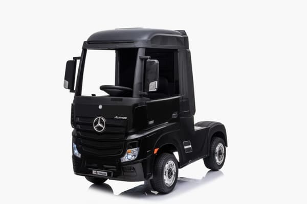 Mercedes Benz Actros Ellastbil ,4xMotor, 2.4G, Lädersäte, Gummihjul, Svart