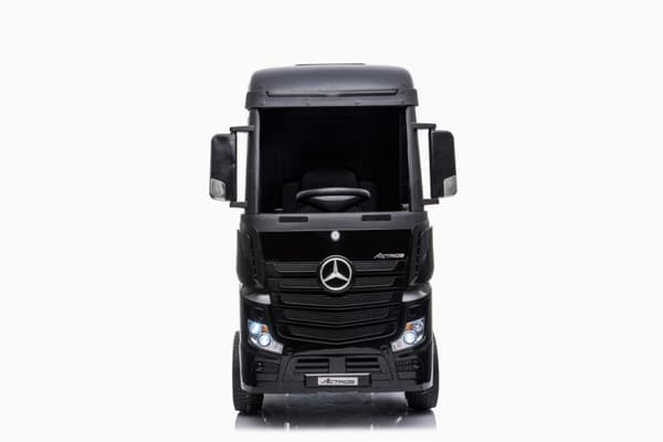 Mercedes Benz Actros Ellastbil ,4xMotor, 2.4G, Lädersäte, Gummihjul, Svart