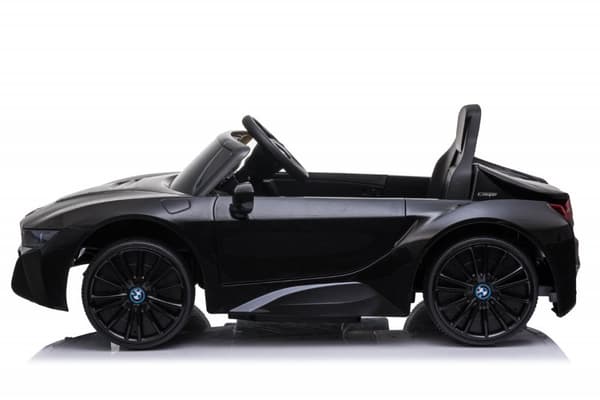 BMW i8 Coupe ElBil till Barn 12V  m. Gummidäck + 2.4G +lädersäte