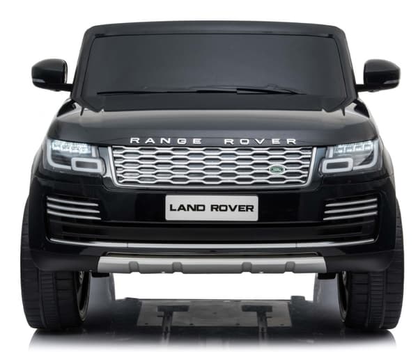 Range Rover Sport 4x4 Elbil till barn Svart m/4x12V + Gummihjul + Lädersäte