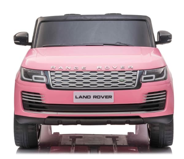 Range Rover Sport 4x4 Elbil till barn Pink m/4x12V + Gummihjul + Lädersäte
