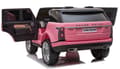 Miniatyrbild 6 av 6: Range Rover Sport 4x4 Elbil till barn Pink m/4x12V + Gummihjul + Lädersäte