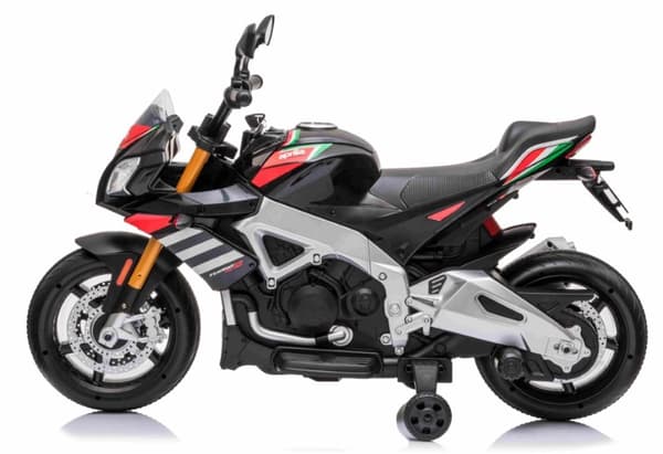 Aprilia Tuono V4 Motorcykel till Barn  12V med gummihjul