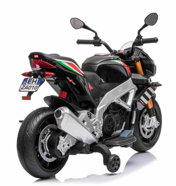 Aprilia Tuono V4 Motorcykel till Barn  12V med gummihjul
