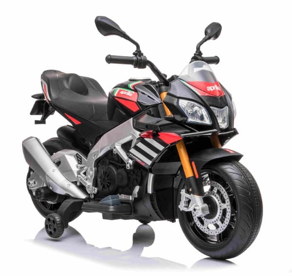 Aprilia Tuono V4 Motorcykel till Barn  12V med gummihjul