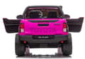 Miniatyrbild 10 av 10: Toyota Hilux 24v elbil m/2x24V 240W motor + lädersäte + gummihjul, rosa