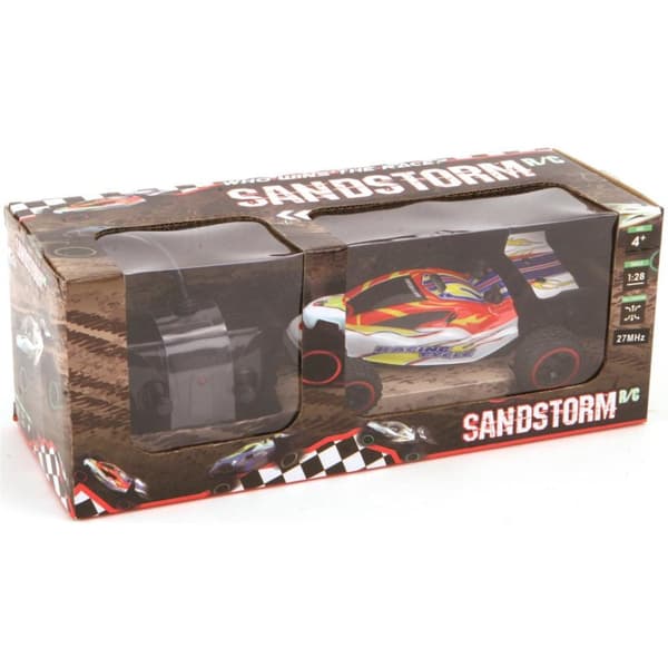 Sandstorm 2-kanavainen 4-pyörävetoinen RC Buggy 1:18 valikoima