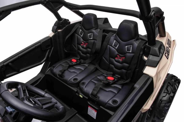 Can-Am Maverick UTV för 2 Barn m/4x24V Motorer + Gummihjul + 24V14AH