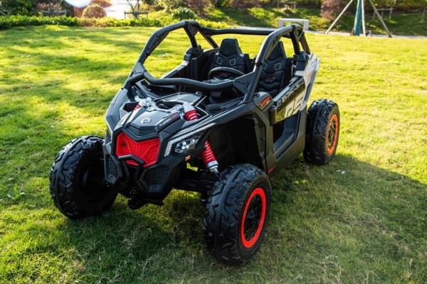 Can-Am Maverick UTV för 2 Barn m/4x24V Motorer + Gummihjul + 24V14AH