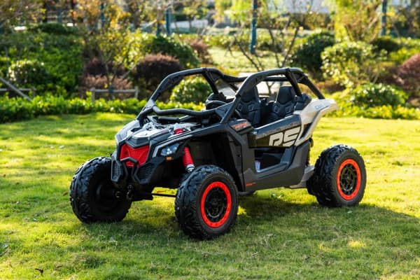 Can-Am Maverick UTV för 2 Barn m/4x24V Motorer + Gummihjul + 24V14AH