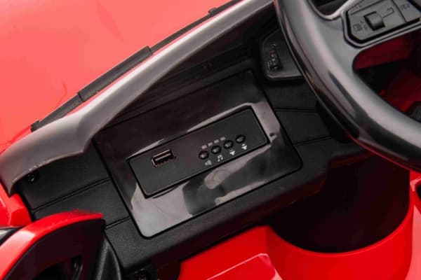 Audi RS 6 elbil till barn 12v m/Gummihjul, 2.4G Remote, 12V7AH